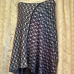 J Jill purple patterned poncho/wrap